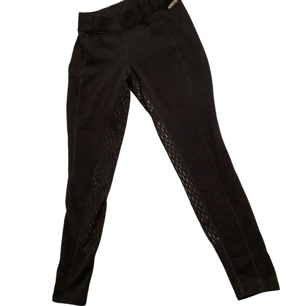 Kerrits Riding Breeches Winter Tights Pants Women's SZ L Equestrian Cold Weather - Picture 2 of 10